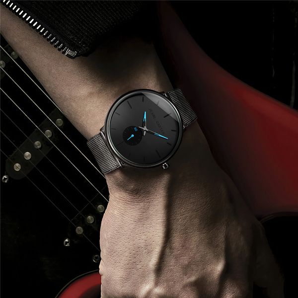 2019 fashion mens watches brand rattrapant quartz watch men casual slim mesh steel waterproof sport watch relogio masculino, Slivery;brown
2019 fashion mens watches brand rattrapant quartz watch men casual slim mesh steel waterproof sport watch relogio masculino, Slivery;brown