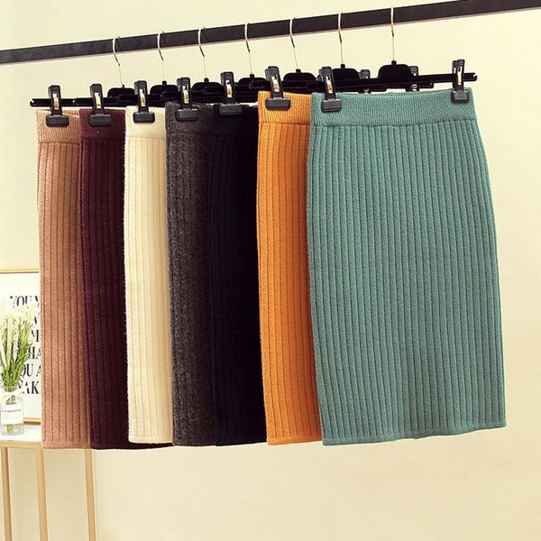 women knitted skirts autumn winter solid color high waist slim ladies bag hip skirts, Black
women knitted skirts autumn winter solid color high waist slim ladies bag hip skirts, Black