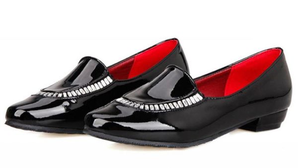 2019 water drill women's shoes in spring and autumn with new style low heel pointed end @97, Black
2019 water drill women's shoes in spring and autumn with new style low heel pointed end @97, Black