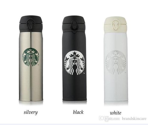 

starbucks thermos cup vacuum flasks thermos stainless steel insulated thermos cup coffee mug travel drink bottle 450ml 6 colors