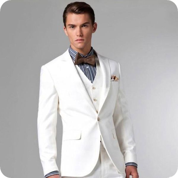 3piece coat pants vest classic ivory men suit man blazer jacket summer wedding groom tuxedo latest designs slim groomsmen wear costume homme, Black;gray
3piece coat pants vest classic ivory men suit man blazer jacket summer wedding groom tuxedo latest designs slim groomsmen wear costume homme, Black;gray