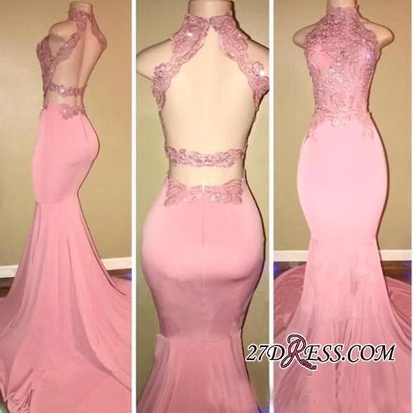 Sexy Pink 2019 Mermaid Prom Dresses Hollow Back Jewel Neck Beads Sweep Train Backless Party Gowns Dresses Evening Wear Formal Dress
Sexy Pink 2019 Mermaid Prom Dresses Hollow Back Jewel Neck Beads Sweep Train Backless Party Gowns Dresses Evening Wear Formal Dress