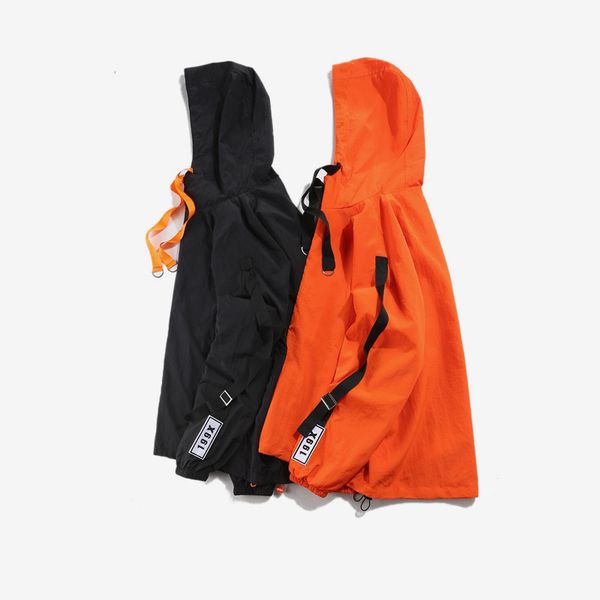 2019 autumn men's jacket streetwear oversize hooded bomber jackets rib sleeve zipper baseball thin male coats, Black;brown
2019 autumn men's jacket streetwear oversize hooded bomber jackets rib sleeve zipper baseball thin male coats, Black;brown