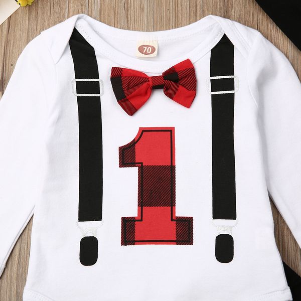 0-18 months baby boy girl clothes sets newborn first christmas bow long sleeve letter bodysuits plaid pant hat outfit set, White
0-18 months baby boy girl clothes sets newborn first christmas bow long sleeve letter bodysuits plaid pant hat outfit set, White