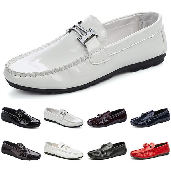 2020 designer luxury mens women casual shoes black loafers flat patent leather slip on fashion trainers sneakers size 39-44 color19
2020 designer luxury mens women casual shoes black loafers flat patent leather slip on fashion trainers sneakers size 39-44 color19