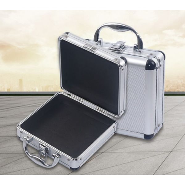 portable small suitcase storage case aluminum alloy tool box with sponge lining impact resistant safety case 170x160x70mm
portable small suitcase storage case aluminum alloy tool box with sponge lining impact resistant safety case 170x160x70mm