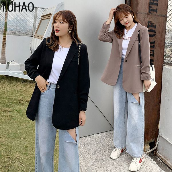 women's suits & blazers tuhao plus size 4xl 3xl fashion office suit jacket 2021 spring long sleeve blazer casual female clothes work wm, White;black
women's suits & blazers tuhao plus size 4xl 3xl fashion office suit jacket 2021 spring long sleeve blazer casual female clothes work wm, White;black