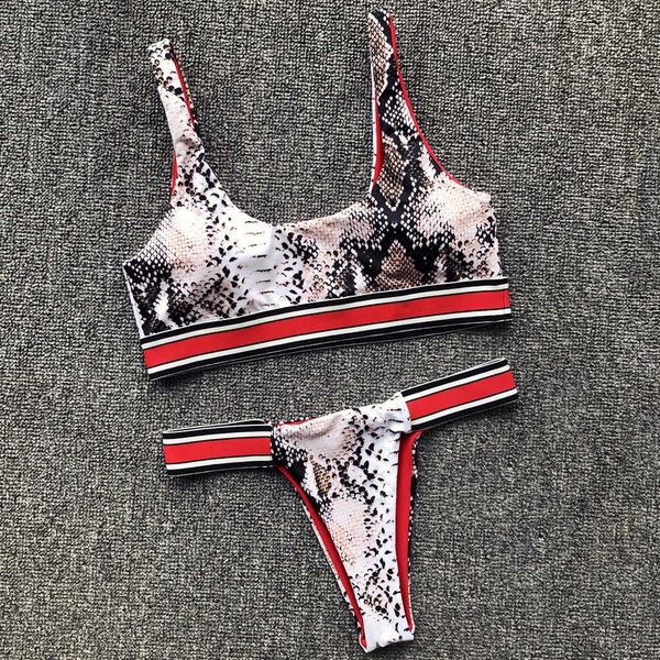 snakeskin pattern bikini set thong bikini push up swimwear women sport swimsuit halter bathing suit printed swimming suit, White;black
snakeskin pattern bikini set thong bikini push up swimwear women sport swimsuit halter bathing suit printed swimming suit, White;black