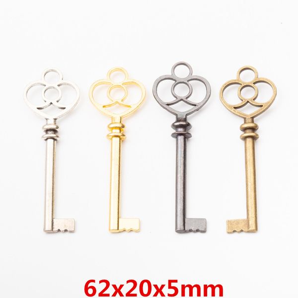 30pcs 62*20mm vintage silver gold gun black plate key charms antique bronze key pendants for bracelet earring diy jewelry making, Bronze;silver
30pcs 62*20mm vintage silver gold gun black plate key charms antique bronze key pendants for bracelet earring diy jewelry making, Bronze;silver