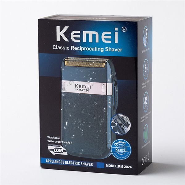 km-2024 waterproof electric shaver men twin blade reciprocating razor usb rechargeable shaving machine trimmer aparador de pelos rimmer
km-2024 waterproof electric shaver men twin blade reciprocating razor usb rechargeable shaving machine trimmer aparador de pelos rimmer