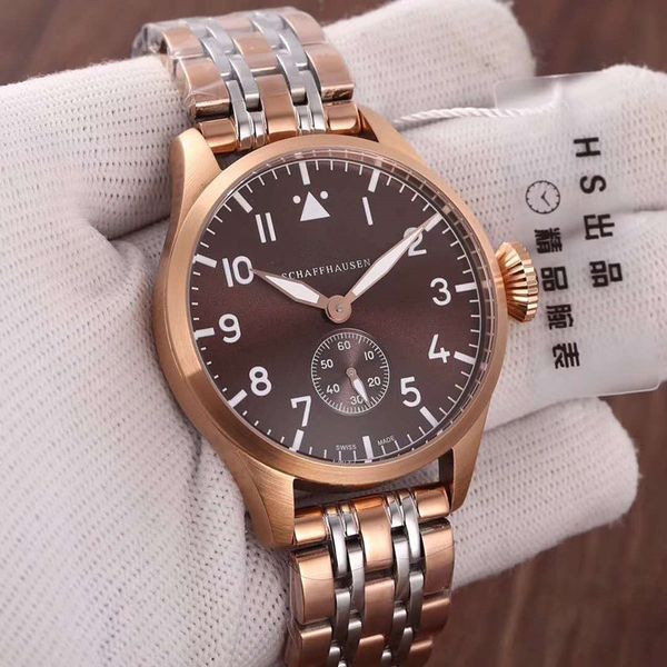 selling new fashion watch men's casual business watch. pilot version fully automatic mechanical movement. 316 stainless steel 42mm, Slivery;brown
selling new fashion watch men's casual business watch. pilot version fully automatic mechanical movement. 316 stainless steel 42mm, Slivery;brown