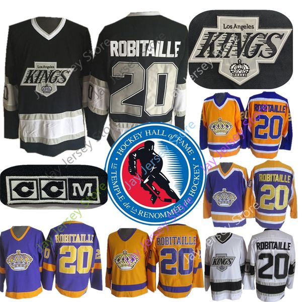 20 Luc Robitaille Jersey With 2009 Ice Hockey Hall Of Fame Patch Los Angeles Kings CCM Old Time Jersey Yellow Gold Purple Black White
20 Luc Robitaille Jersey With 2009 Ice Hockey Hall Of Fame Patch Los Angeles Kings CCM Old Time Jersey Yellow Gold Purple Black White