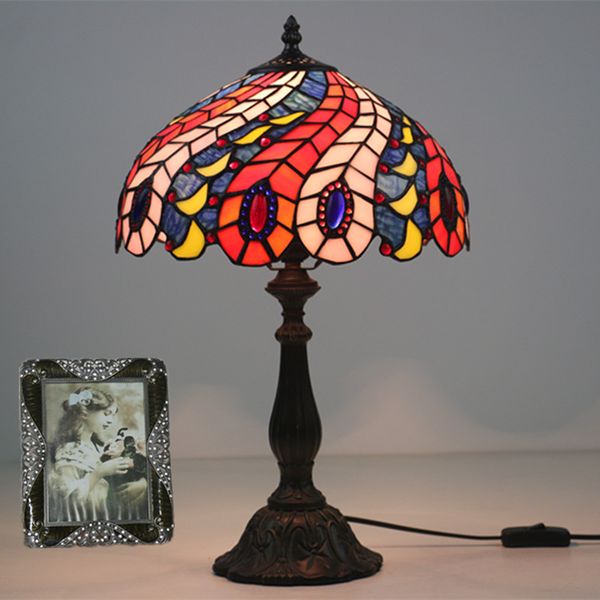 12 inch vintage bedroom table lamp classic peacock tail shape european stained glass abajur bedroom decoration lighting e27 led table lamp
12 inch vintage bedroom table lamp classic peacock tail shape european stained glass abajur bedroom decoration lighting e27 led table lamp