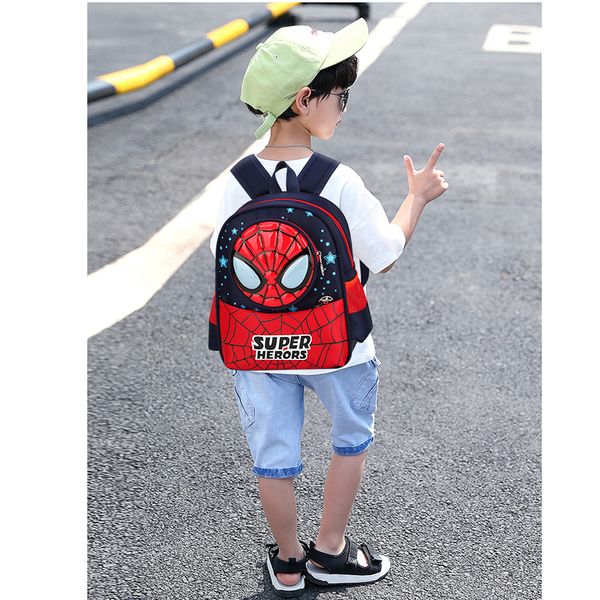 2019 new cute children's school bag kindergarten spider man backpack cartoon 3d burden small class student bag
2019 new cute children's school bag kindergarten spider man backpack cartoon 3d burden small class student bag