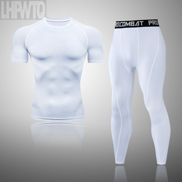 running sets men's sportswear suit gym tights training clothing for men workout jogging solid color compression sports set fitness, Black;blue
running sets men's sportswear suit gym tights training clothing for men workout jogging solid color compression sports set fitness, Black;blue