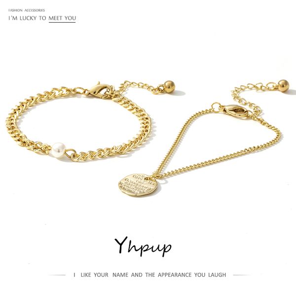 yhpup bracelet set baroque coin geometric bracelet copper gold bangle vintage minimalist jewelry for girl women birthday gift, Golden;silver
yhpup bracelet set baroque coin geometric bracelet copper gold bangle vintage minimalist jewelry for girl women birthday gift, Golden;silver