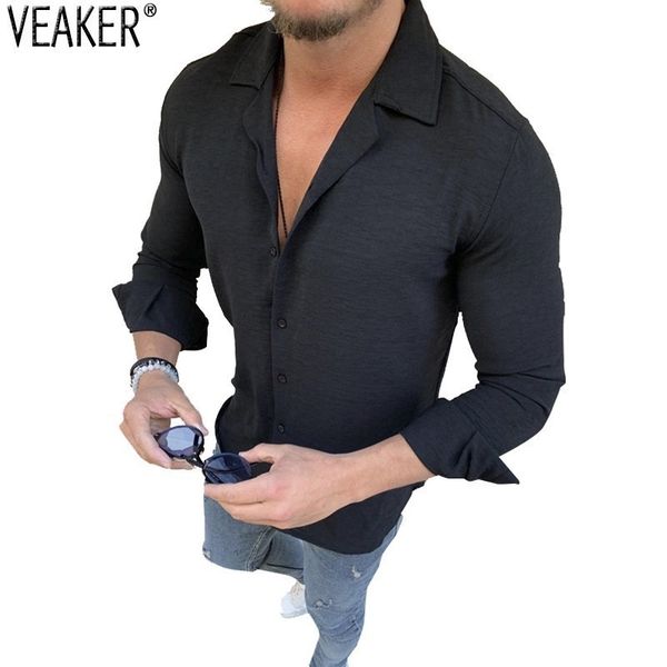 2019 new men flesh linen shirt man slim fit long mouwen effen color linen shirts v -neck shirt -3xl, White;black
2019 new men flesh linen shirt man slim fit long mouwen effen color linen shirts v -neck shirt -3xl, White;black