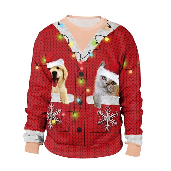 soshirl christmas cosplay sweatshirts funny lover holiday hoodie kawaii cat dog print long sleeve hoodies winter pullover, Black
soshirl christmas cosplay sweatshirts funny lover holiday hoodie kawaii cat dog print long sleeve hoodies winter pullover, Black
