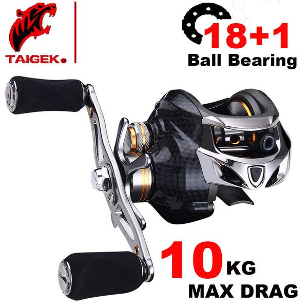18+1 bb fishing reel carbon shell lightweight 217g max drag 10kg/17.6lb baitcasting reel casting reel reels fishing
18+1 bb fishing reel carbon shell lightweight 217g max drag 10kg/17.6lb baitcasting reel casting reel reels fishing