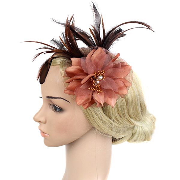women cocktail hair clip feather flower party elegant fashion accessories bridal gift church hat headband wedding retro
women cocktail hair clip feather flower party elegant fashion accessories bridal gift church hat headband wedding retro