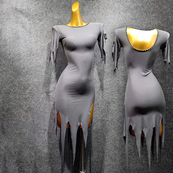 stage wear irregular design dance dress latin dancing practice gray short sleeve clothes gastby modern costume 1453, Black;red
stage wear irregular design dance dress latin dancing practice gray short sleeve clothes gastby modern costume 1453, Black;red