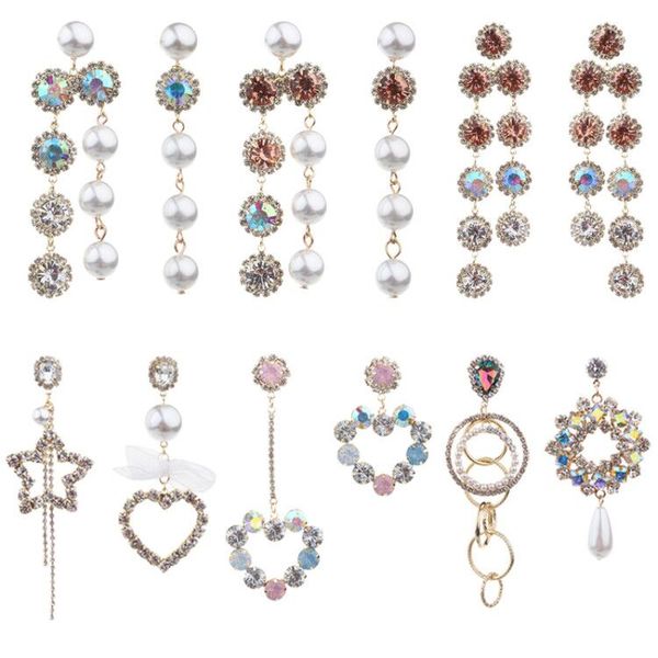 mengjiqiao 2019 корейский новый bling bling кристалл сердца длинные кисточкой падение серьги для женщин элегантный pearl pendientes ювелирны, Silver
mengjiqiao 2019 корейский новый bling bling кристалл сердца длинные кисточкой падение серьги для женщин элегантный pearl pendientes ювелирны, Silver