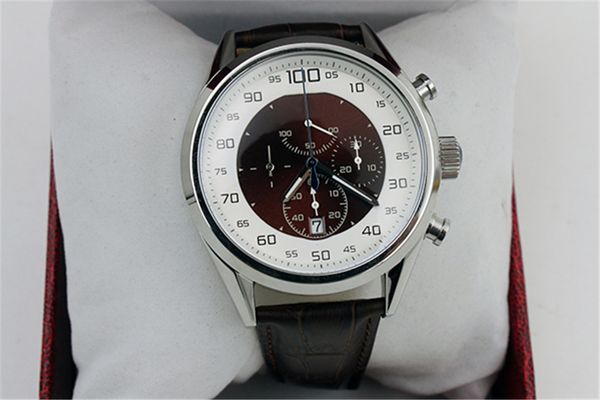 limited mens quartz wristwatches three zones blue second hand sapphire glass luxury watches quartz men watches sports, Slivery;brown
limited mens quartz wristwatches three zones blue second hand sapphire glass luxury watches quartz men watches sports, Slivery;brown
