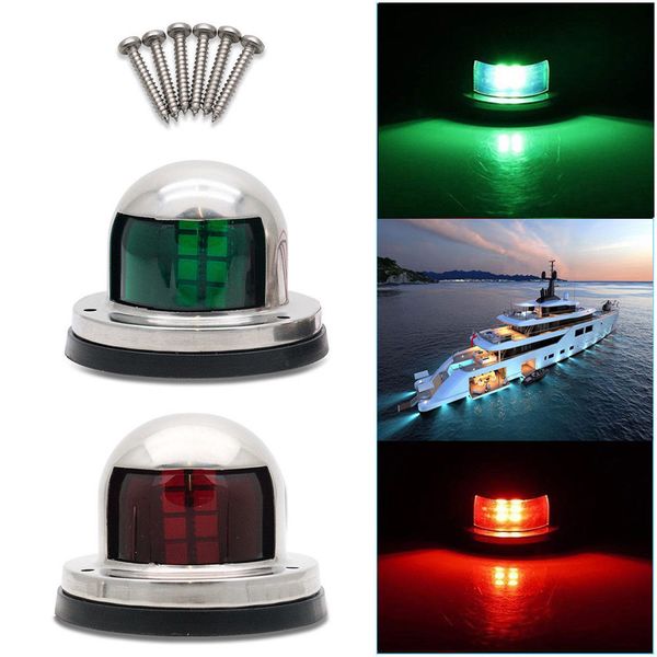 krator 2pcs red and green stainless steel boat marine yacht pontoon bow navigation led lights 12v waterproof
krator 2pcs red and green stainless steel boat marine yacht pontoon bow navigation led lights 12v waterproof