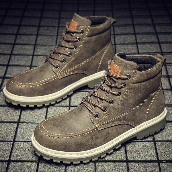 men boots winter booties non-slip platform motorcycle shoes man casual sneakers brand male footwear plus size, Black
men boots winter booties non-slip platform motorcycle shoes man casual sneakers brand male footwear plus size, Black
