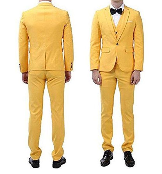 handsome back vent one button yellow groom tuxedos notch lapel men wedding party groomsmen 3 pieces suits (jacket+pants+vest+tie) k115, Black;gray
handsome back vent one button yellow groom tuxedos notch lapel men wedding party groomsmen 3 pieces suits (jacket+pants+vest+tie) k115, Black;gray