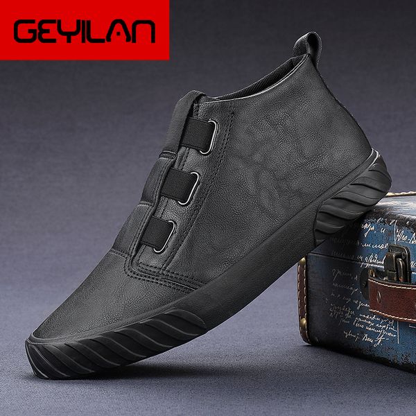 lightweight high fashion comfortable men's outdoor fashion flats leather shoes men casual sneakers, Black
lightweight high fashion comfortable men's outdoor fashion flats leather shoes men casual sneakers, Black