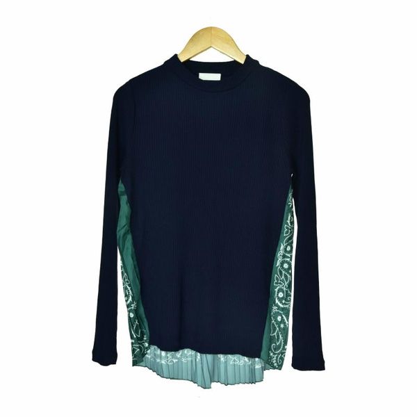 18 splicing printing round neck long sleeve knitting shirt design feeling female t11475h83138, White
18 splicing printing round neck long sleeve knitting shirt design feeling female t11475h83138, White