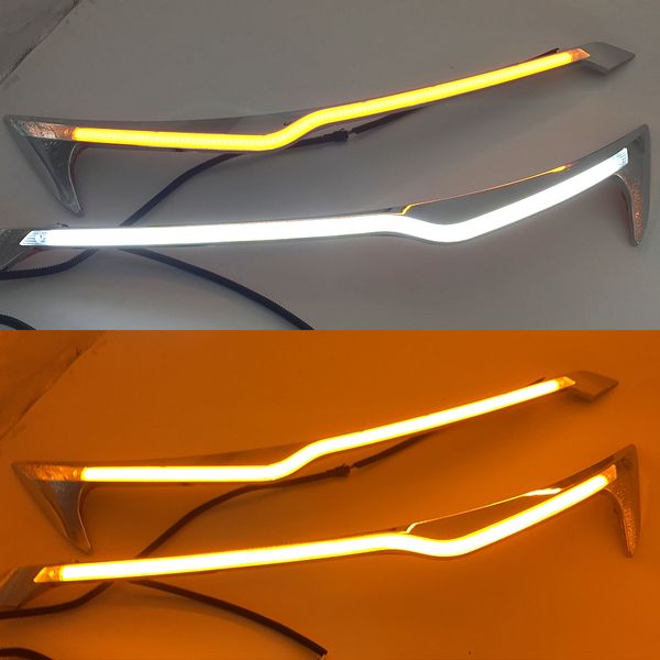 1 pair car headlight led eyebrow for honda crv 2012 2013 2014 daytime running light drl with yellow turn signal light
1 pair car headlight led eyebrow for honda crv 2012 2013 2014 daytime running light drl with yellow turn signal light