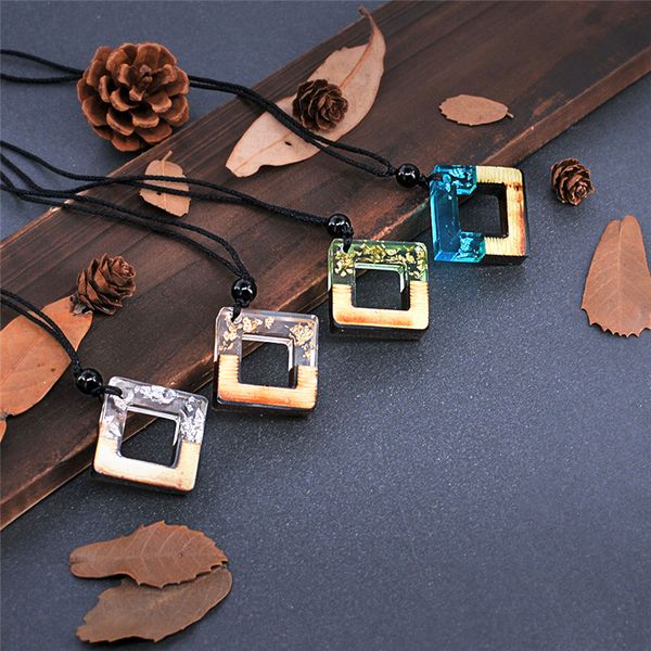 boako fashion hollow square women men necklace handmade vintage resin wood necklaces pendants long rope wooden jewelry x7-m2, Silver
boako fashion hollow square women men necklace handmade vintage resin wood necklaces pendants long rope wooden jewelry x7-m2, Silver