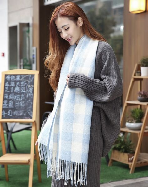 Ladies students autumn and winter thickened plaid scarf shawl wholesale, imitation cashmere Warm scarf,Super warm for you
Ladies students autumn and winter thickened plaid scarf shawl wholesale, imitation cashmere Warm scarf,Super warm for you