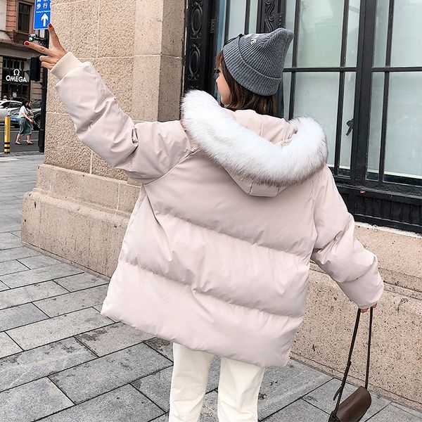 parkas mujer 2019 new winter jacket women korean parka large fur collar woman coats plus size womens jackets, Tan;black
parkas mujer 2019 new winter jacket women korean parka large fur collar woman coats plus size womens jackets, Tan;black