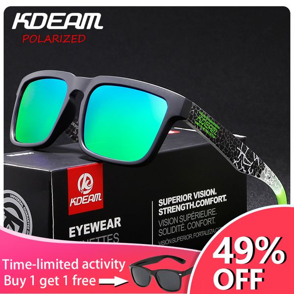 kdeam classic polarized sunglasses men sports style fashion hd sun glasses polaroid lens goggles male gafas xh8, White;black
kdeam classic polarized sunglasses men sports style fashion hd sun glasses polaroid lens goggles male gafas xh8, White;black