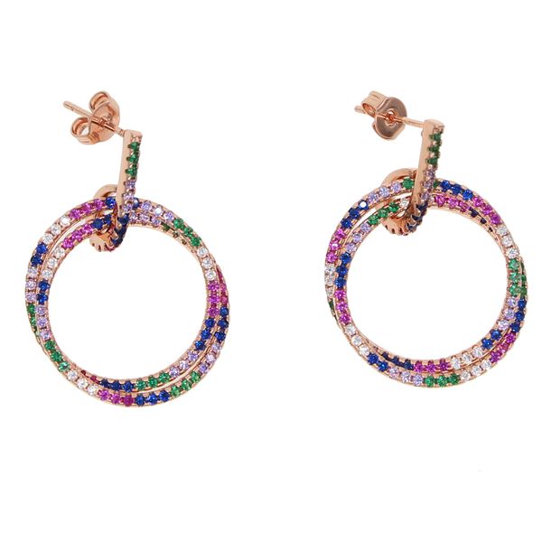 geometric rainbow cz circle floating hollow round circle charm dangle earring rose gold color trendy fashion women ear wire, Golden;silver
geometric rainbow cz circle floating hollow round circle charm dangle earring rose gold color trendy fashion women ear wire, Golden;silver