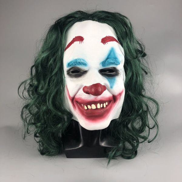halloween batman clown mask full head latex joker masquerade cosplay haunted house room escape dress up party horror mask 
halloween batman clown mask full head latex joker masquerade cosplay haunted house room escape dress up party horror mask