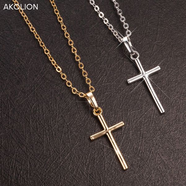 akolion 2017 silver cross necklaces pendant jewelry fashion women 925 necklace wholesale, Golden;silver
akolion 2017 silver cross necklaces pendant jewelry fashion women 925 necklace wholesale, Golden;silver