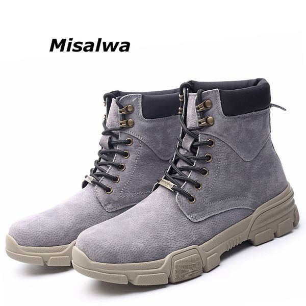 misalwa autumn winter men's boots suede leather ankle gray beige boots fashion casual korea style warm shoes 38-48 large size, Black
misalwa autumn winter men's boots suede leather ankle gray beige boots fashion casual korea style warm shoes 38-48 large size, Black