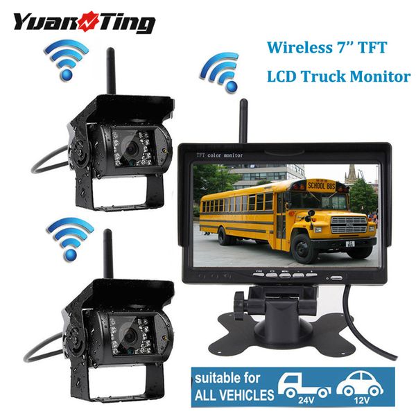 yuanting built-in wireless truck parking system 7 inch hd tft lcd monitor & backup camera ir night vision for heavy duty vehicle car
yuanting built-in wireless truck parking system 7 inch hd tft lcd monitor & backup camera ir night vision for heavy duty vehicle car