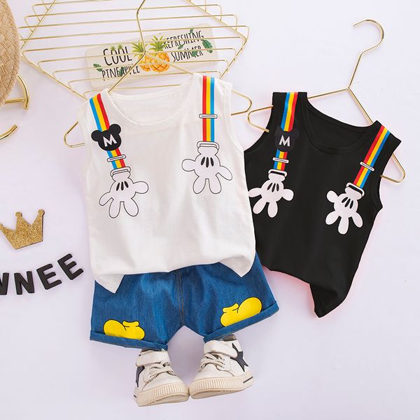 cartoon toddler clothes baby boys clothing printed vest + shorts 2 pieces casual children holiday outfits infant kids clothing, White
cartoon toddler clothes baby boys clothing printed vest + shorts 2 pieces casual children holiday outfits infant kids clothing, White