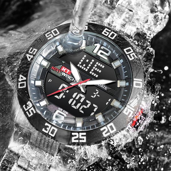 outdoor sports mens steel belt watch mens multi-function luminous quartz electronic watch cross-border hair, Slivery;brown
outdoor sports mens steel belt watch mens multi-function luminous quartz electronic watch cross-border hair, Slivery;brown