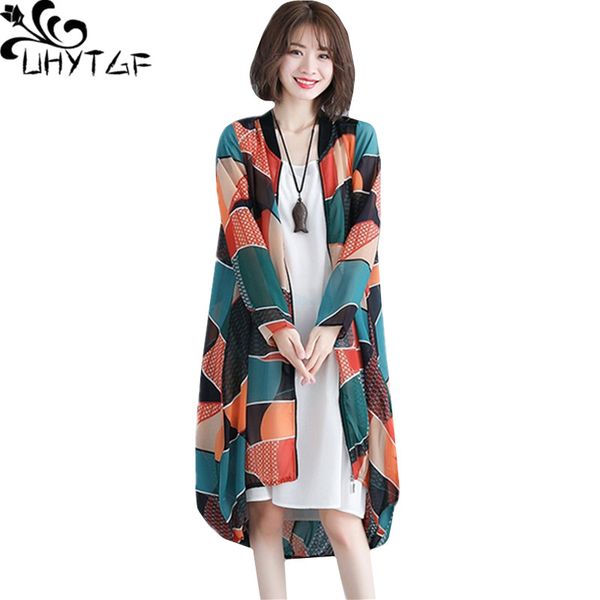 uhytgf chiffon summer blouse women fashion printed sun protection shirt long sleeves thin loose plus size blouses 1379, White
uhytgf chiffon summer blouse women fashion printed sun protection shirt long sleeves thin loose plus size blouses 1379, White