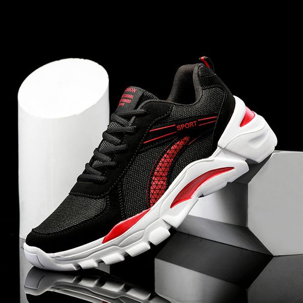 fashion new men casual shoes light breathable trend sneakers men comfortable non-slip walking shoes plus size, Black
fashion new men casual shoes light breathable trend sneakers men comfortable non-slip walking shoes plus size, Black