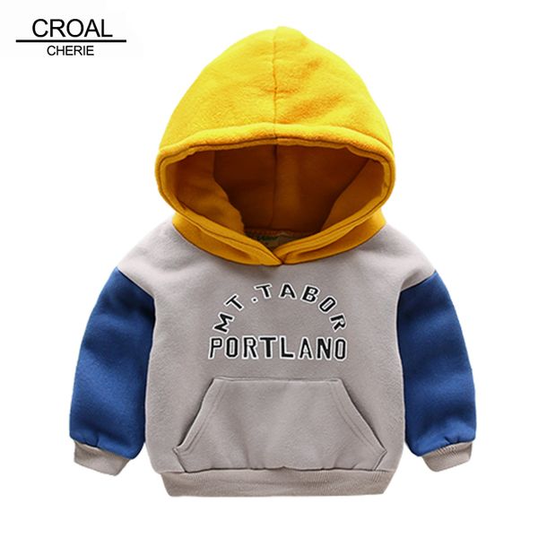 croal cherie 90-130cm fashion letter printing hooded kids boys clothes winter fleece patchwork sweatshirts for children hoodies, Black
croal cherie 90-130cm fashion letter printing hooded kids boys clothes winter fleece patchwork sweatshirts for children hoodies, Black