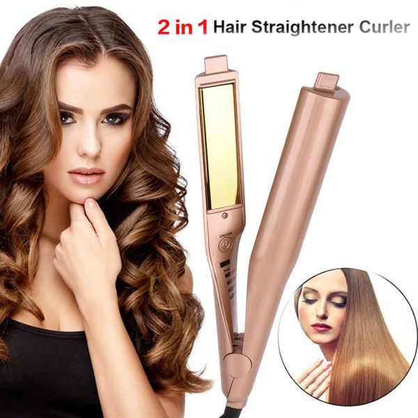 professional hair curler gold 2 in 1 straightening iron hair curler curling iron salon quality hair curling
professional hair curler gold 2 in 1 straightening iron hair curler curling iron salon quality hair curling