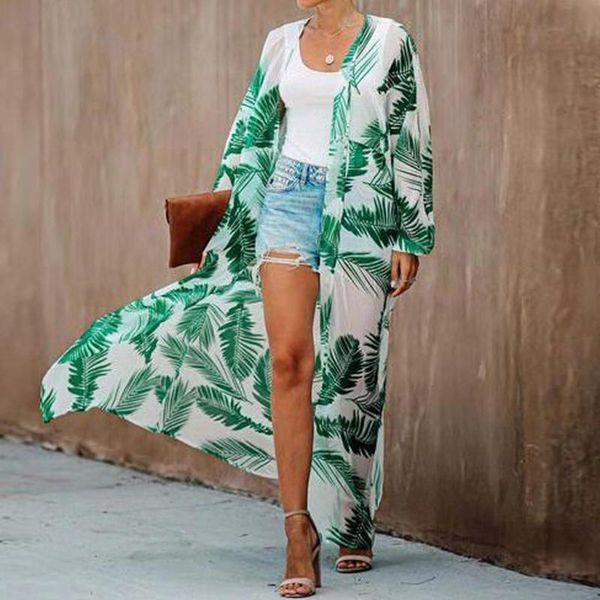 women kimono cardigan spring summer beach floral print blouse harajuku long kimonos plus size blusas mujer outwear 2020, White
women kimono cardigan spring summer beach floral print blouse harajuku long kimonos plus size blusas mujer outwear 2020, White