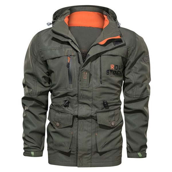 monerffi outdoor jacket men casual thick thermal windproof cargo coat and jackets hooded outwear autumn winter jackets, Black;brown
monerffi outdoor jacket men casual thick thermal windproof cargo coat and jackets hooded outwear autumn winter jackets, Black;brown